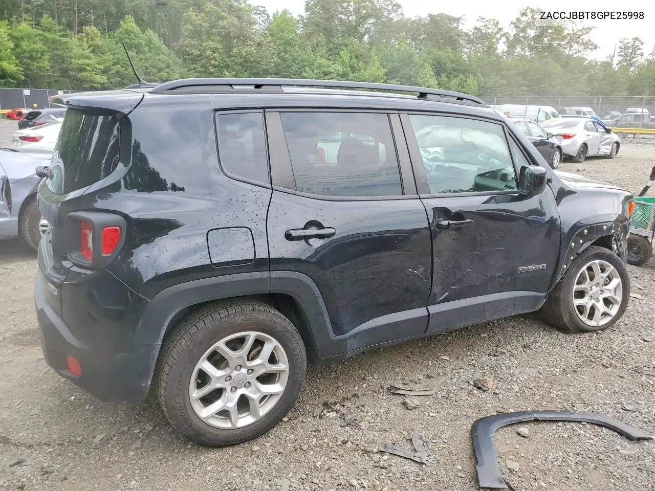 2016 Jeep Renegade Latitude VIN: ZACCJBBT8GPE25998 Lot: 57355246