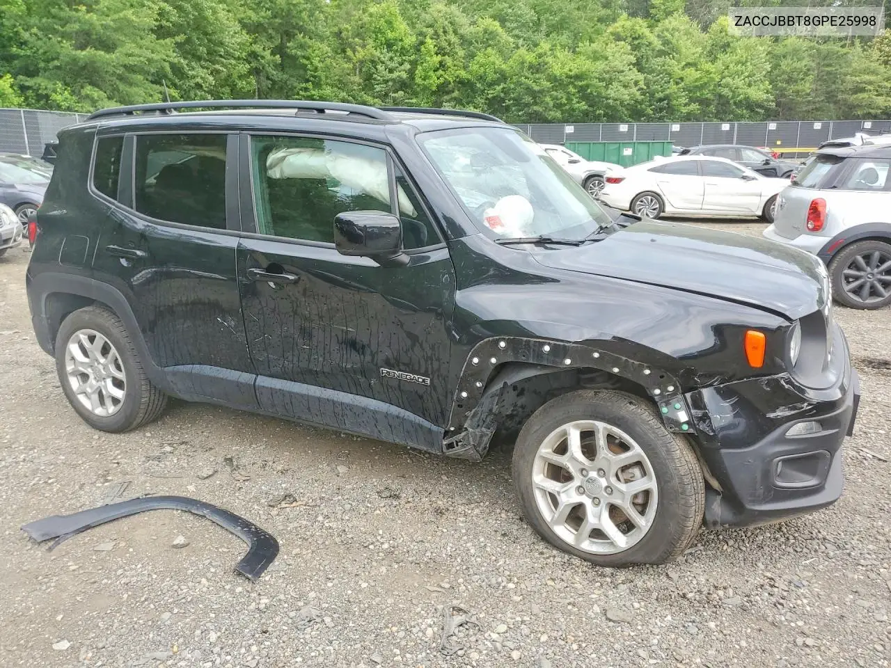 2016 Jeep Renegade Latitude VIN: ZACCJBBT8GPE25998 Lot: 57355246
