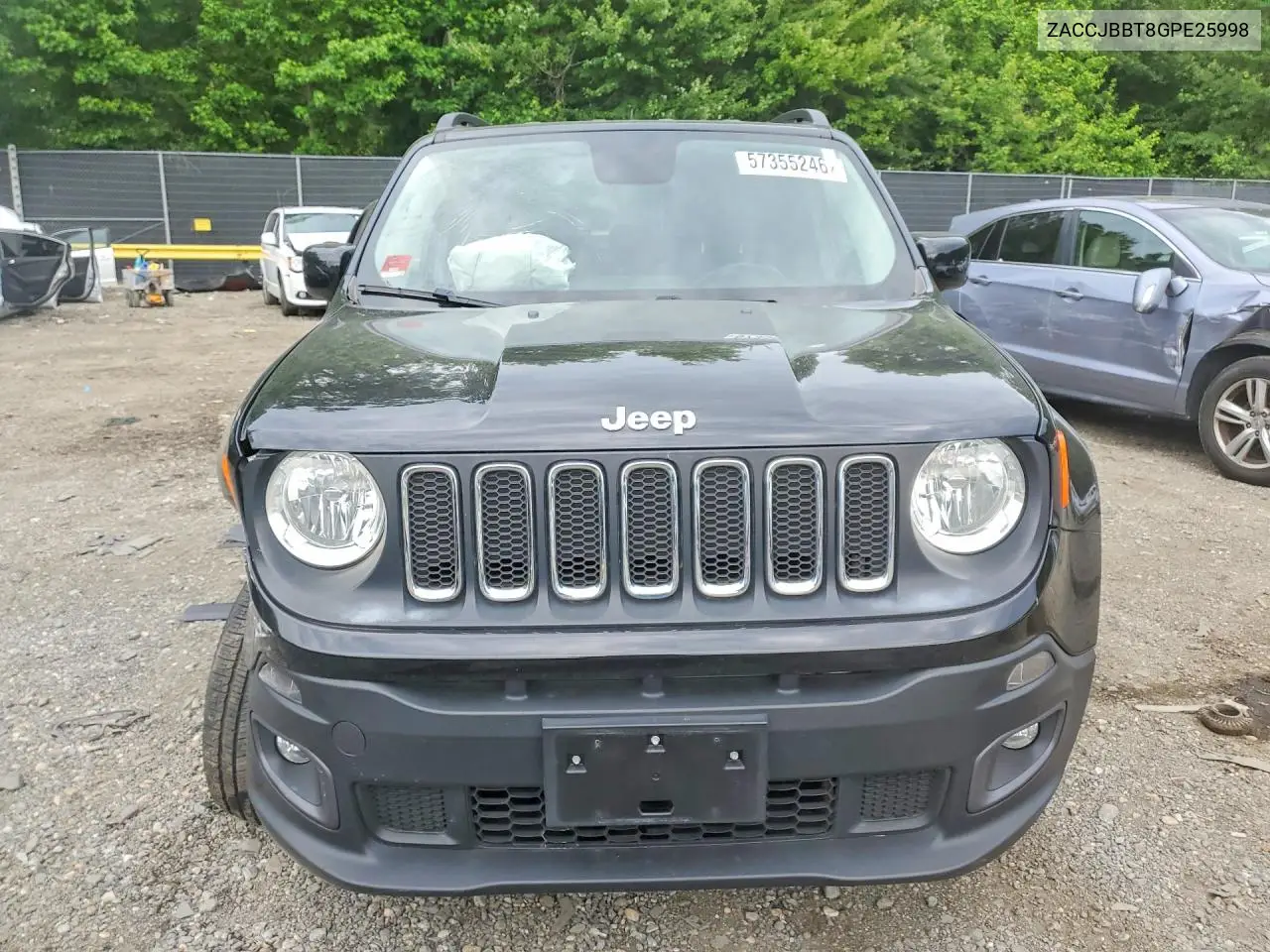 2016 Jeep Renegade Latitude VIN: ZACCJBBT8GPE25998 Lot: 57355246