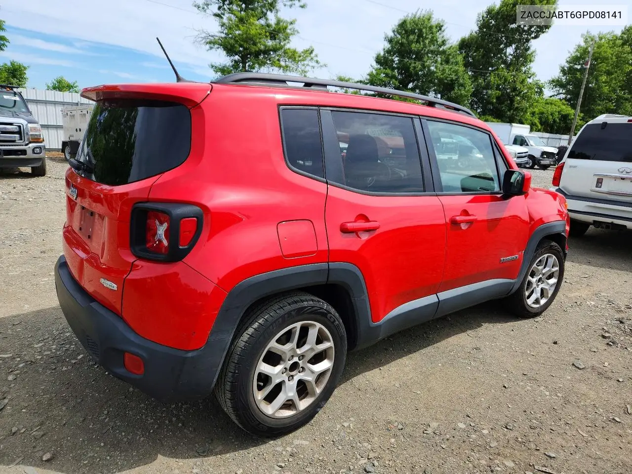 2016 Jeep Renegade Latitude VIN: ZACCJABT6GPD08141 Lot: 58031116