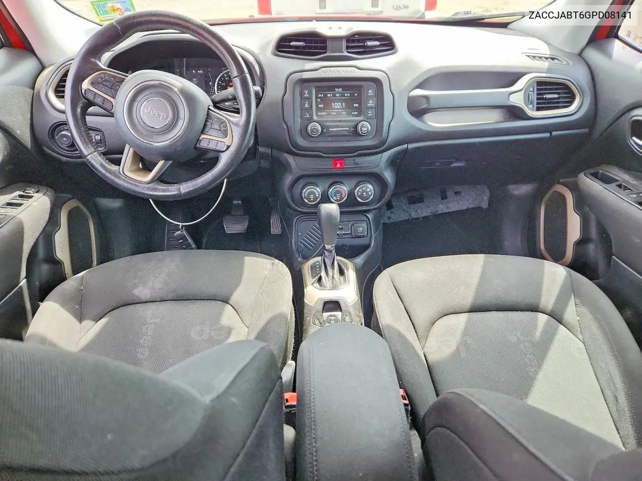 2016 Jeep Renegade Latitude VIN: ZACCJABT6GPD08141 Lot: 58031116
