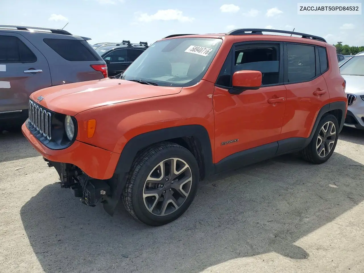 2016 Jeep Renegade Latitude VIN: ZACCJABT5GPD84532 Lot: 58940716