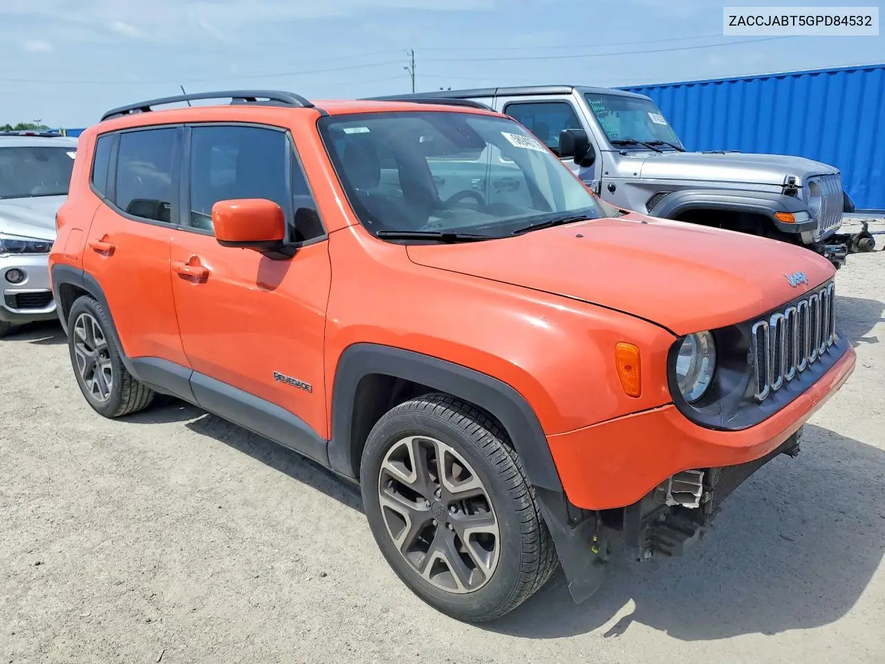2016 Jeep Renegade Latitude VIN: ZACCJABT5GPD84532 Lot: 58940716