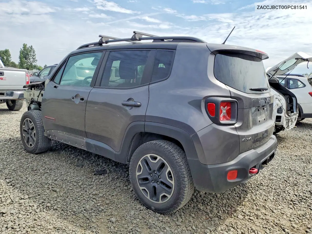 2016 Jeep Renegade Trailhawk VIN: ZACCJBCT0GPC81541 Lot: 59122486