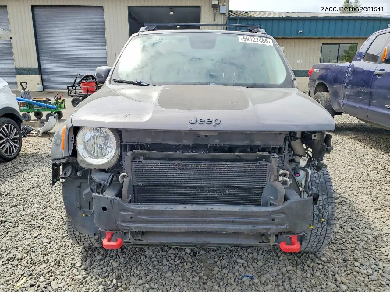 2016 Jeep Renegade Trailhawk VIN: ZACCJBCT0GPC81541 Lot: 59122486