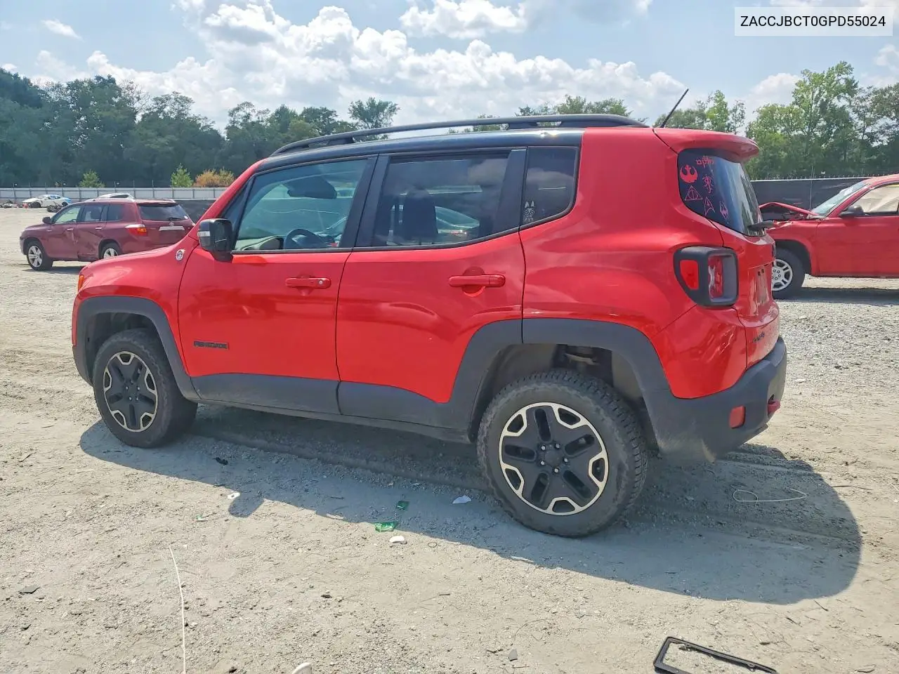 2016 Jeep Renegade Trailhawk VIN: ZACCJBCT0GPD55024 Lot: 59326906