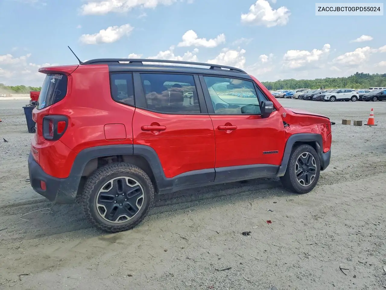 2016 Jeep Renegade Trailhawk VIN: ZACCJBCT0GPD55024 Lot: 59326906