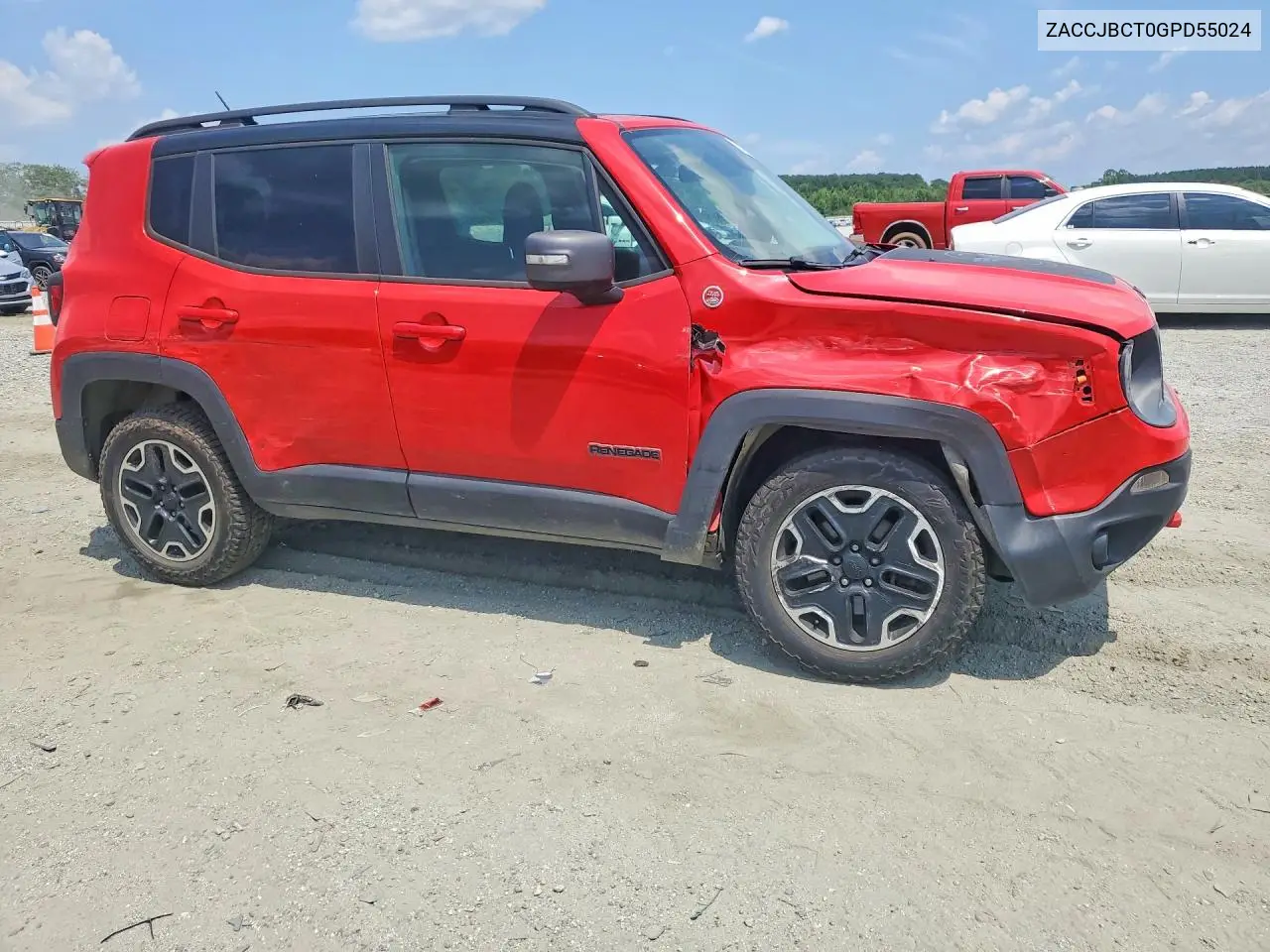 2016 Jeep Renegade Trailhawk VIN: ZACCJBCT0GPD55024 Lot: 59326906