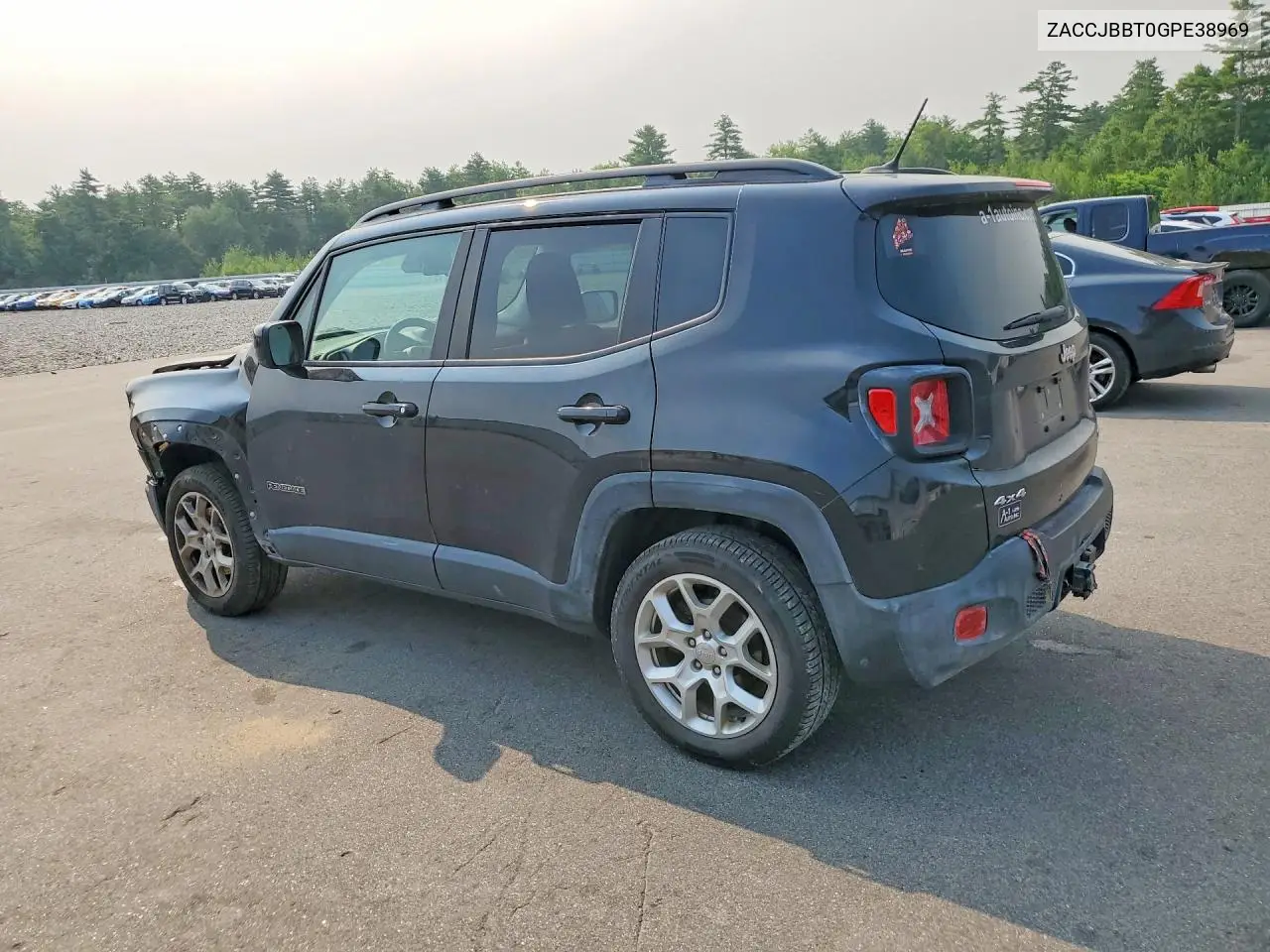 2016 Jeep Renegade Latitude VIN: ZACCJBBT0GPE38969 Lot: 60204556