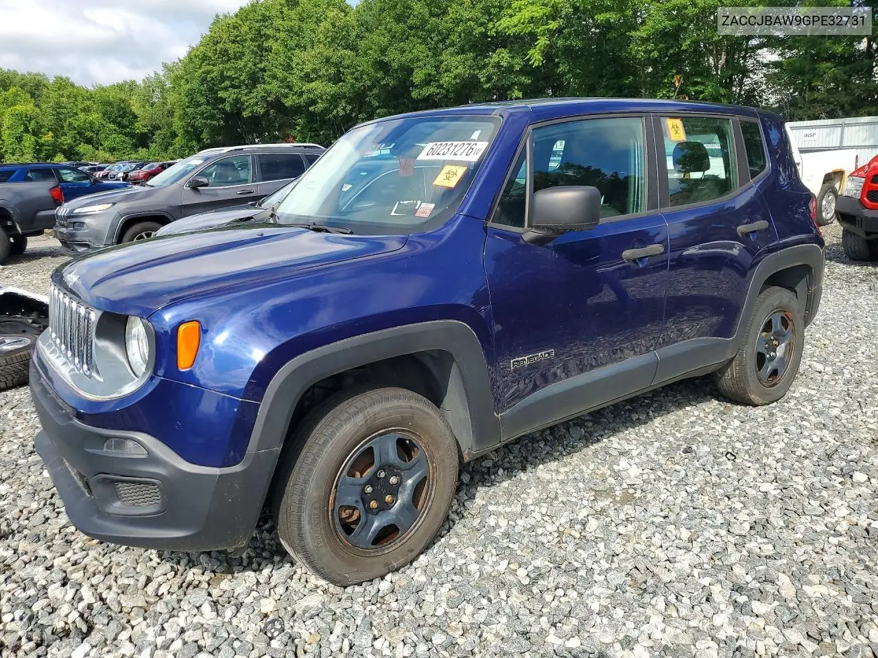 2016 Jeep Renegade Sport VIN: ZACCJBAW9GPE32731 Lot: 60231276