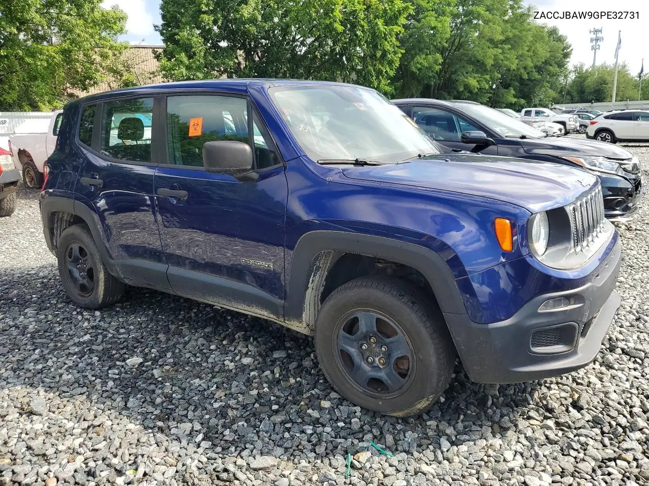 2016 Jeep Renegade Sport VIN: ZACCJBAW9GPE32731 Lot: 60231276