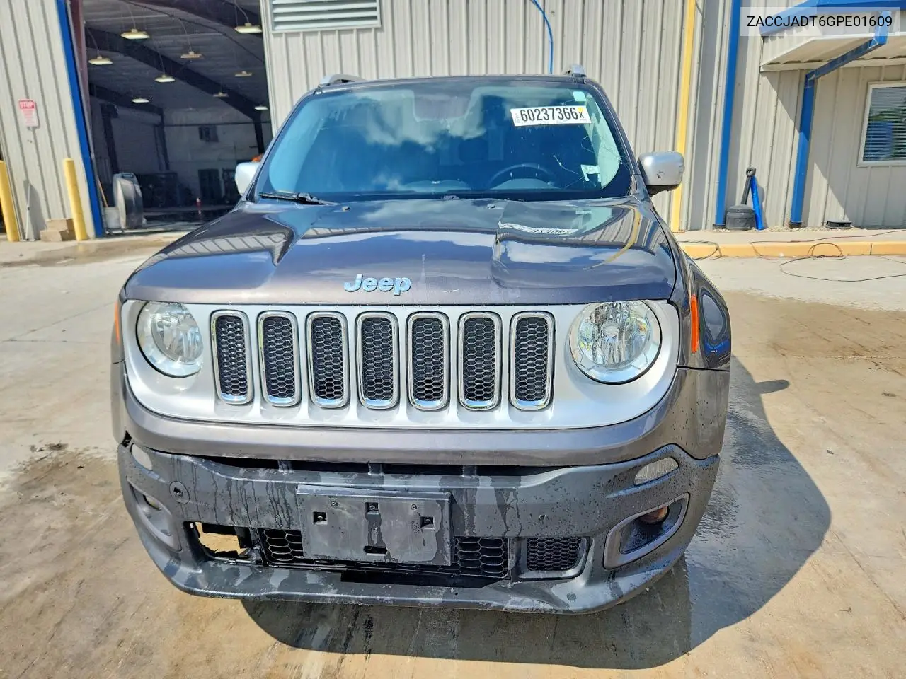 2016 Jeep Renegade Limited VIN: ZACCJADT6GPE01609 Lot: 60237366