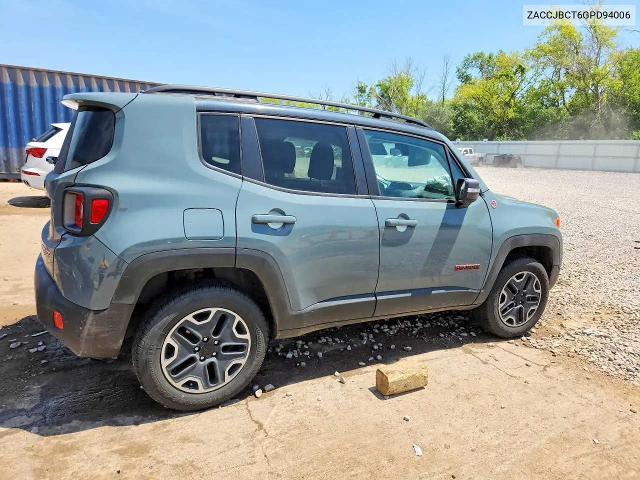 2016 Jeep Renegade Trailhawk VIN: ZACCJBCT6GPD94006 Lot: 60243416