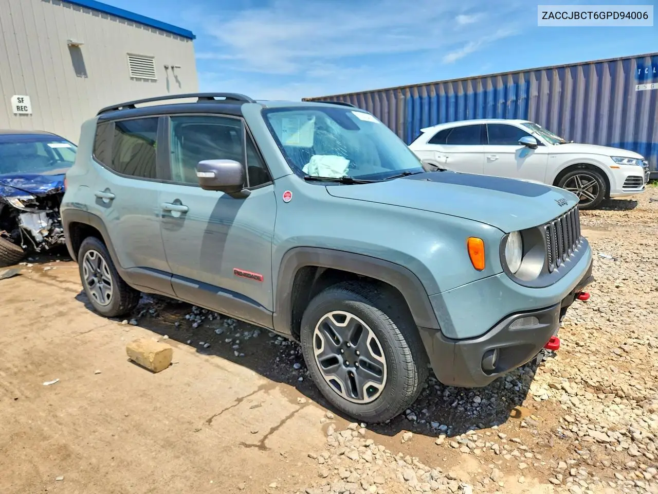 2016 Jeep Renegade Trailhawk VIN: ZACCJBCT6GPD94006 Lot: 60243416