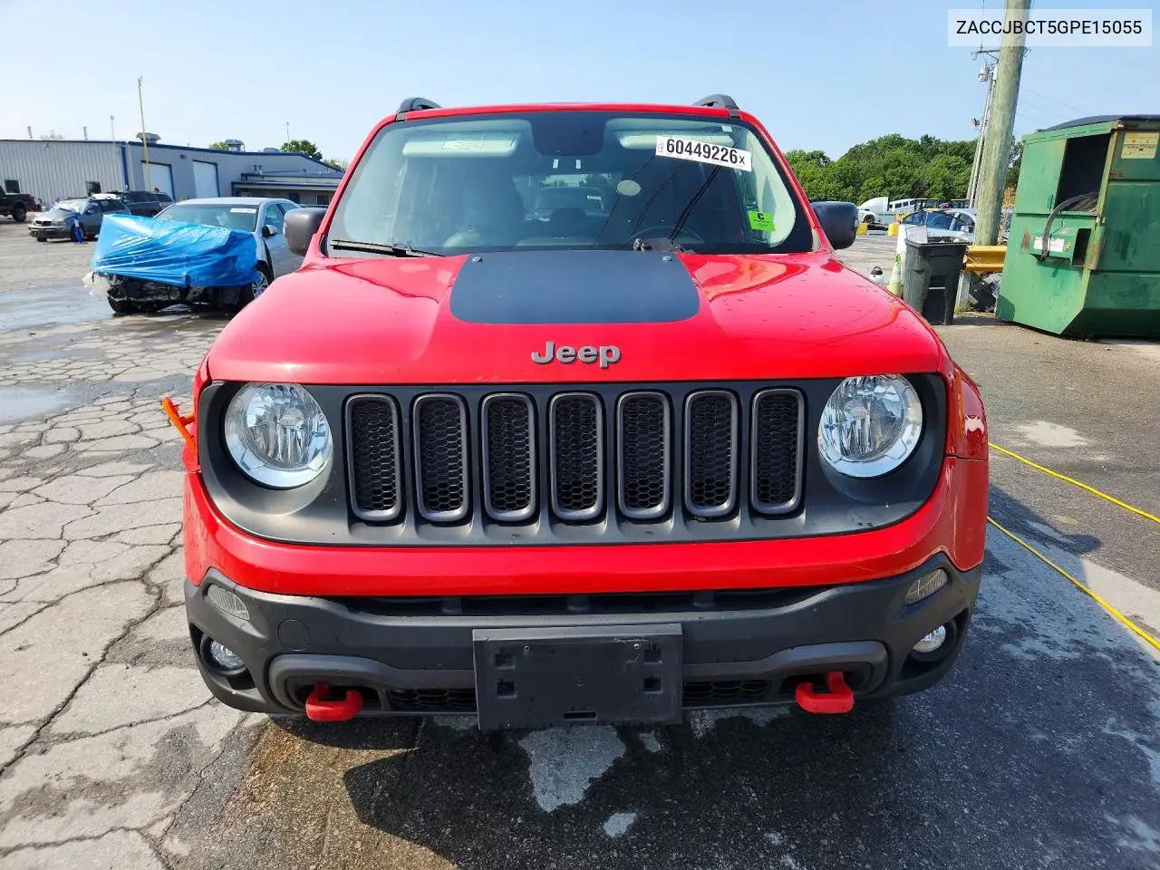 2016 Jeep Renegade Trailhawk VIN: ZACCJBCT5GPE15055 Lot: 60449226