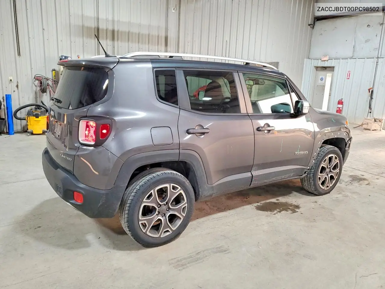 2016 Jeep Renegade Limited VIN: ZACCJBDT0GPC98502 Lot: 60493146