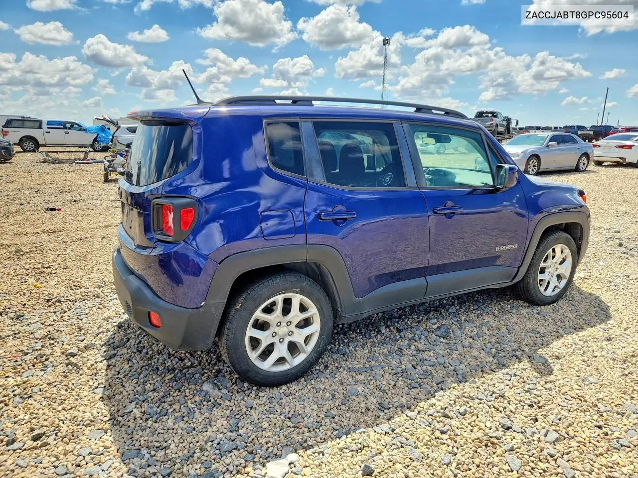 2016 Jeep Renegade Latitude VIN: ZACCJABT8GPC95604 Lot: 60717906