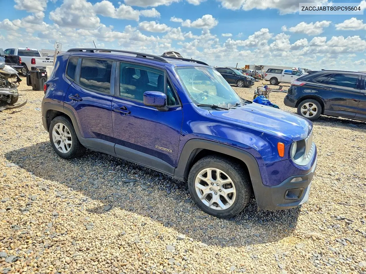 2016 Jeep Renegade Latitude VIN: ZACCJABT8GPC95604 Lot: 60717906