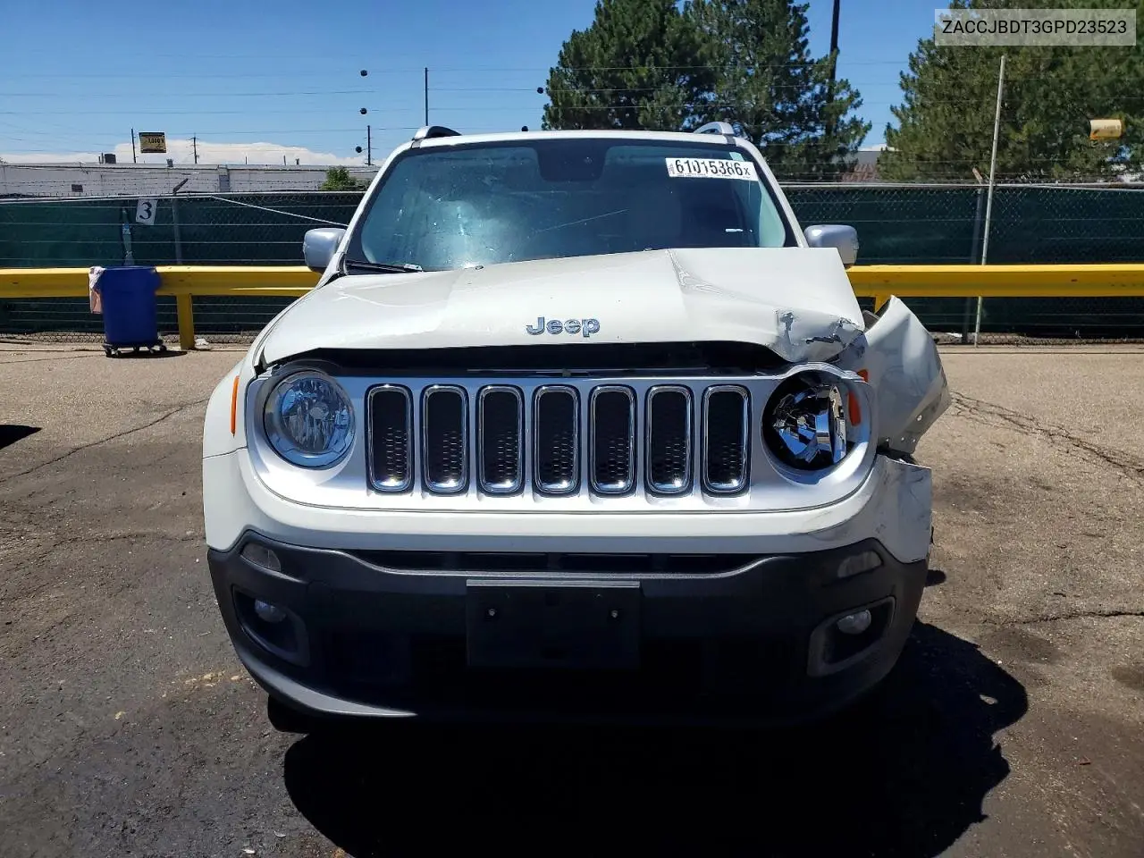 2016 Jeep Renegade Limited VIN: ZACCJBDT3GPD23523 Lot: 61015386