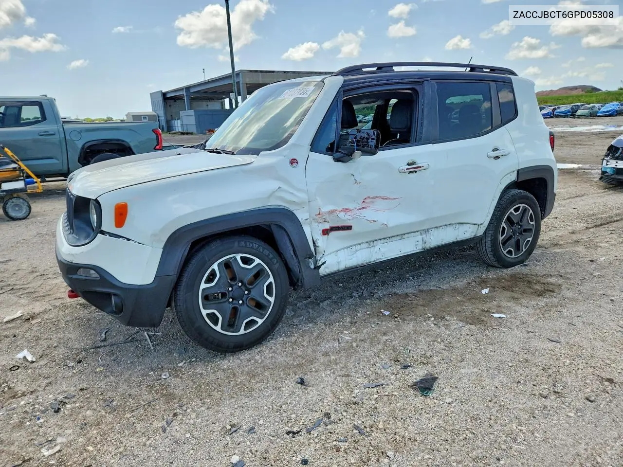 2016 Jeep Renegade Trailhawk VIN: ZACCJBCT6GPD05308 Lot: 61037086