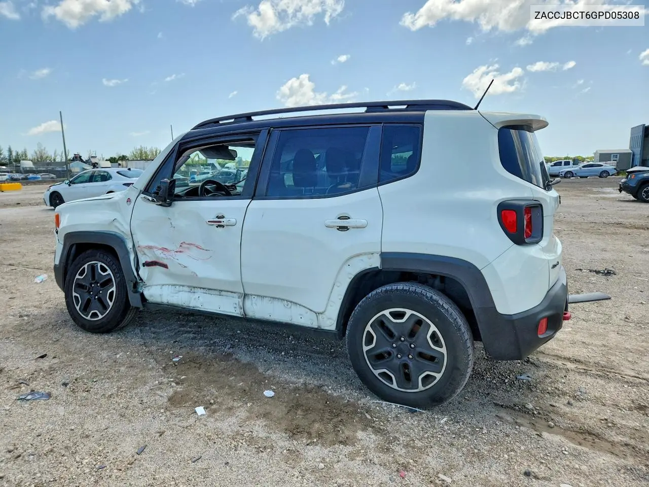 2016 Jeep Renegade Trailhawk VIN: ZACCJBCT6GPD05308 Lot: 61037086