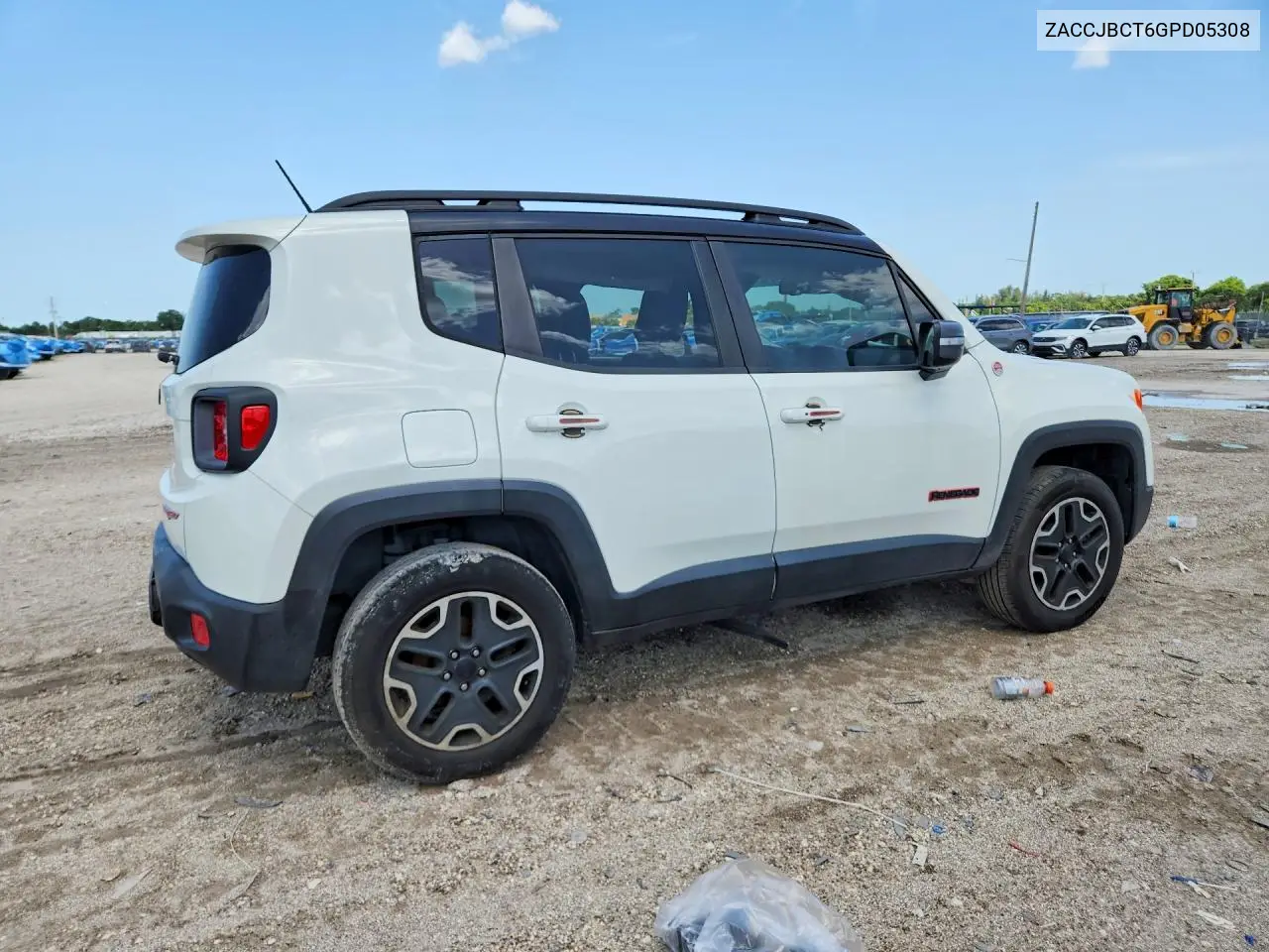 2016 Jeep Renegade Trailhawk VIN: ZACCJBCT6GPD05308 Lot: 61037086