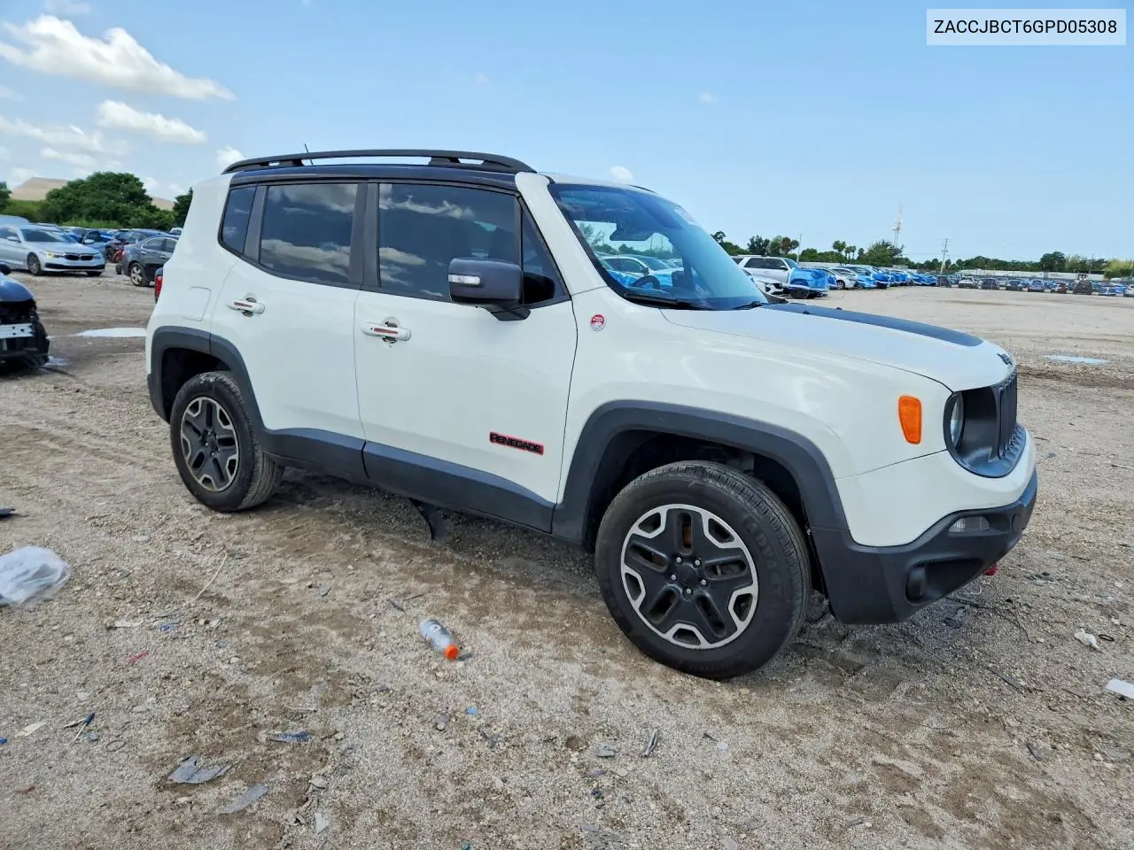 2016 Jeep Renegade Trailhawk VIN: ZACCJBCT6GPD05308 Lot: 61037086