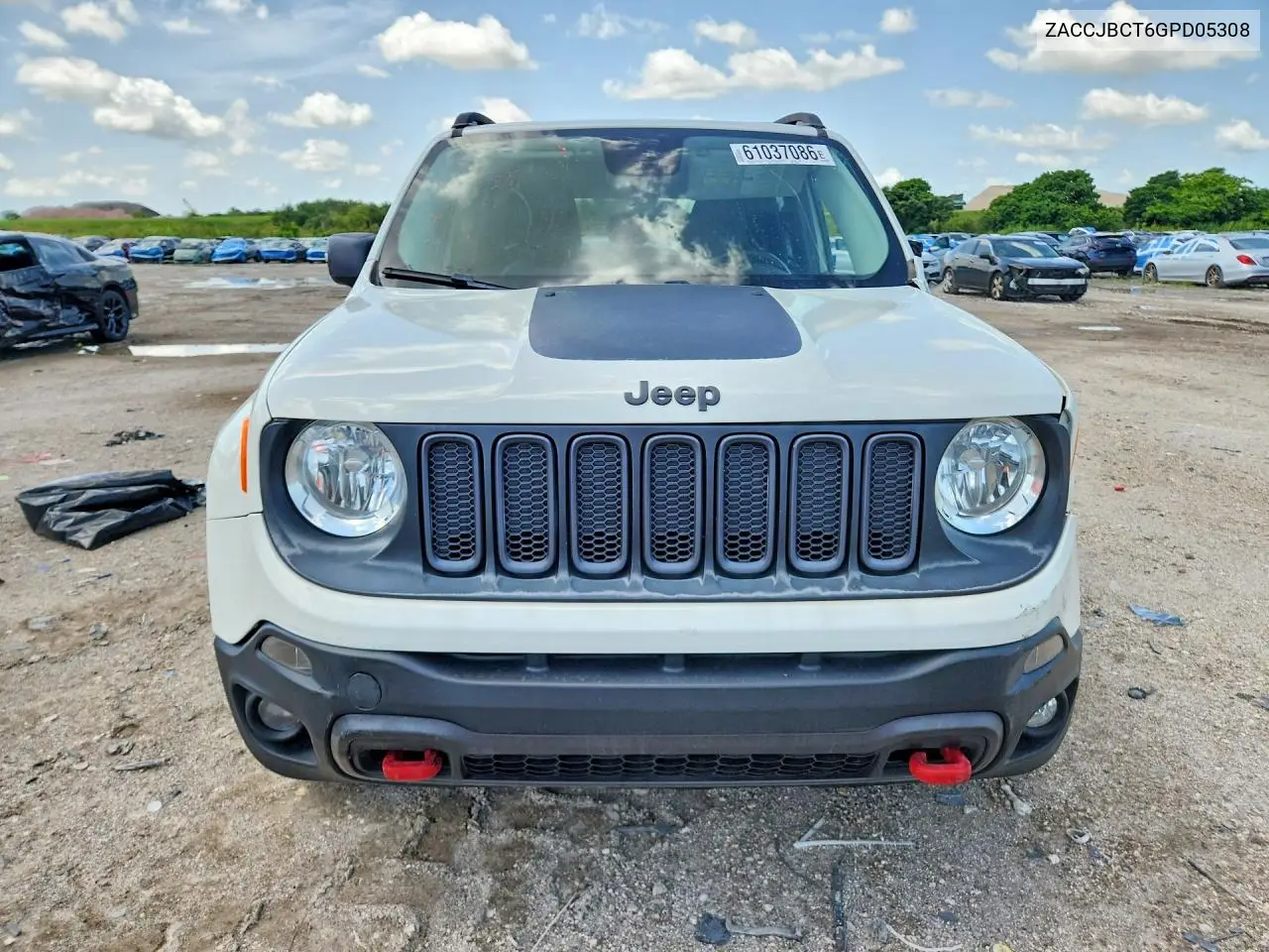 2016 Jeep Renegade Trailhawk VIN: ZACCJBCT6GPD05308 Lot: 61037086