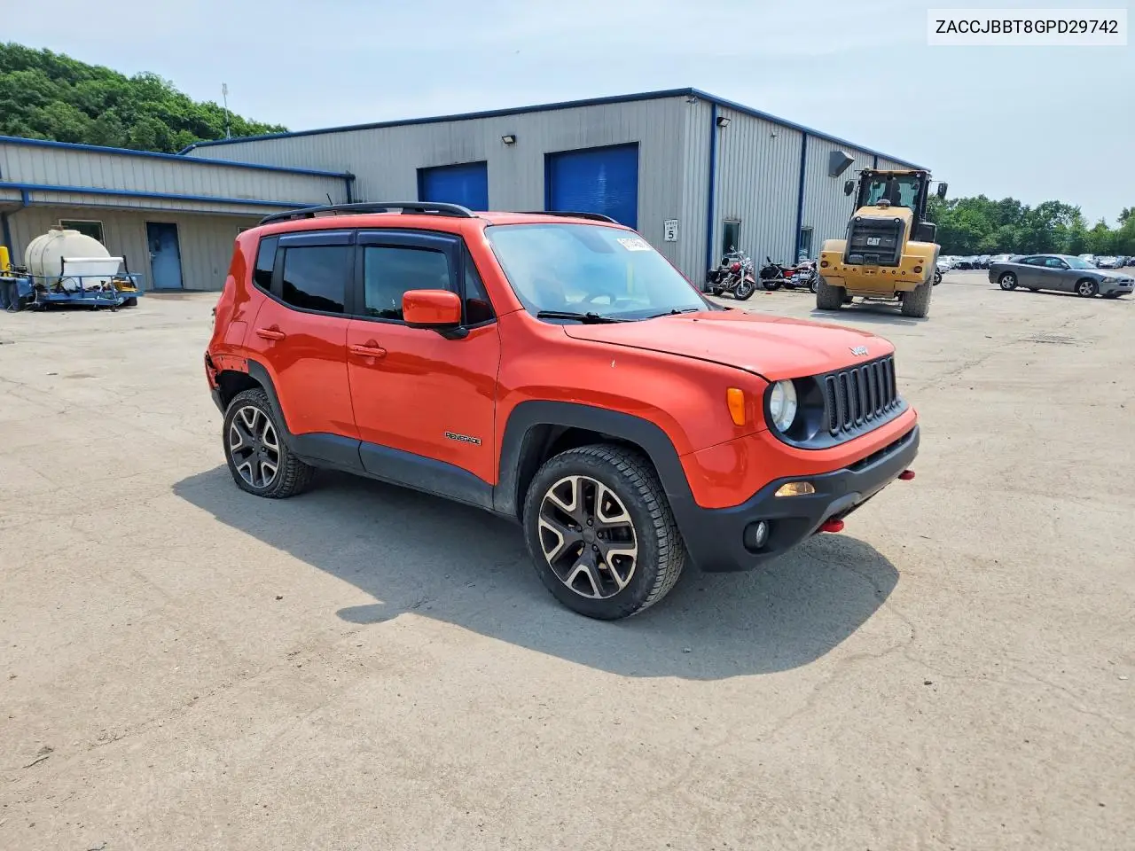 2016 Jeep Renegade Latitude VIN: ZACCJBBT8GPD29742 Lot: 61174056
