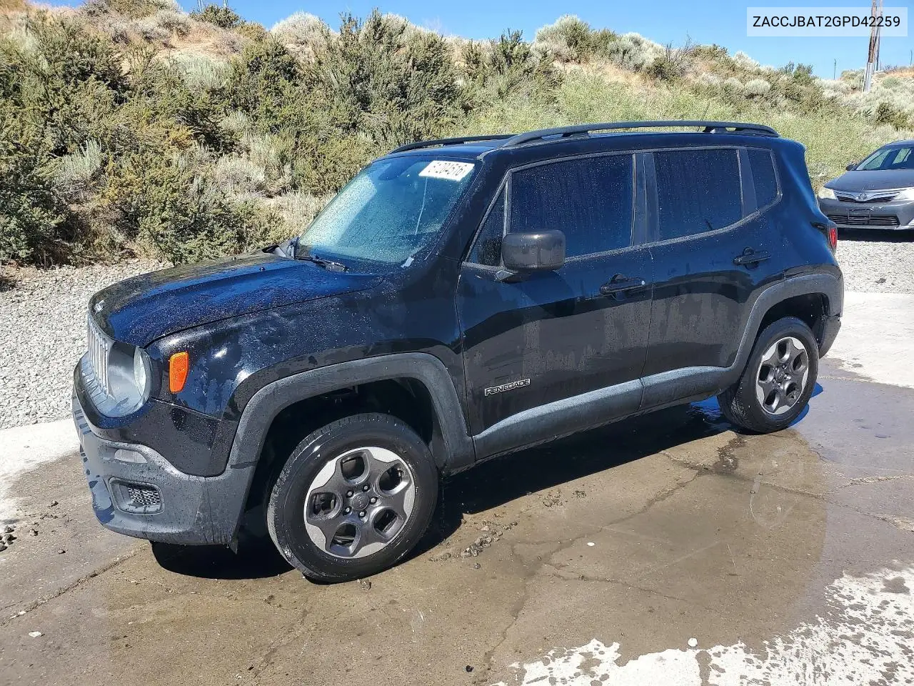 2016 Jeep Renegade Sport VIN: ZACCJBAT2GPD42259 Lot: 61204516