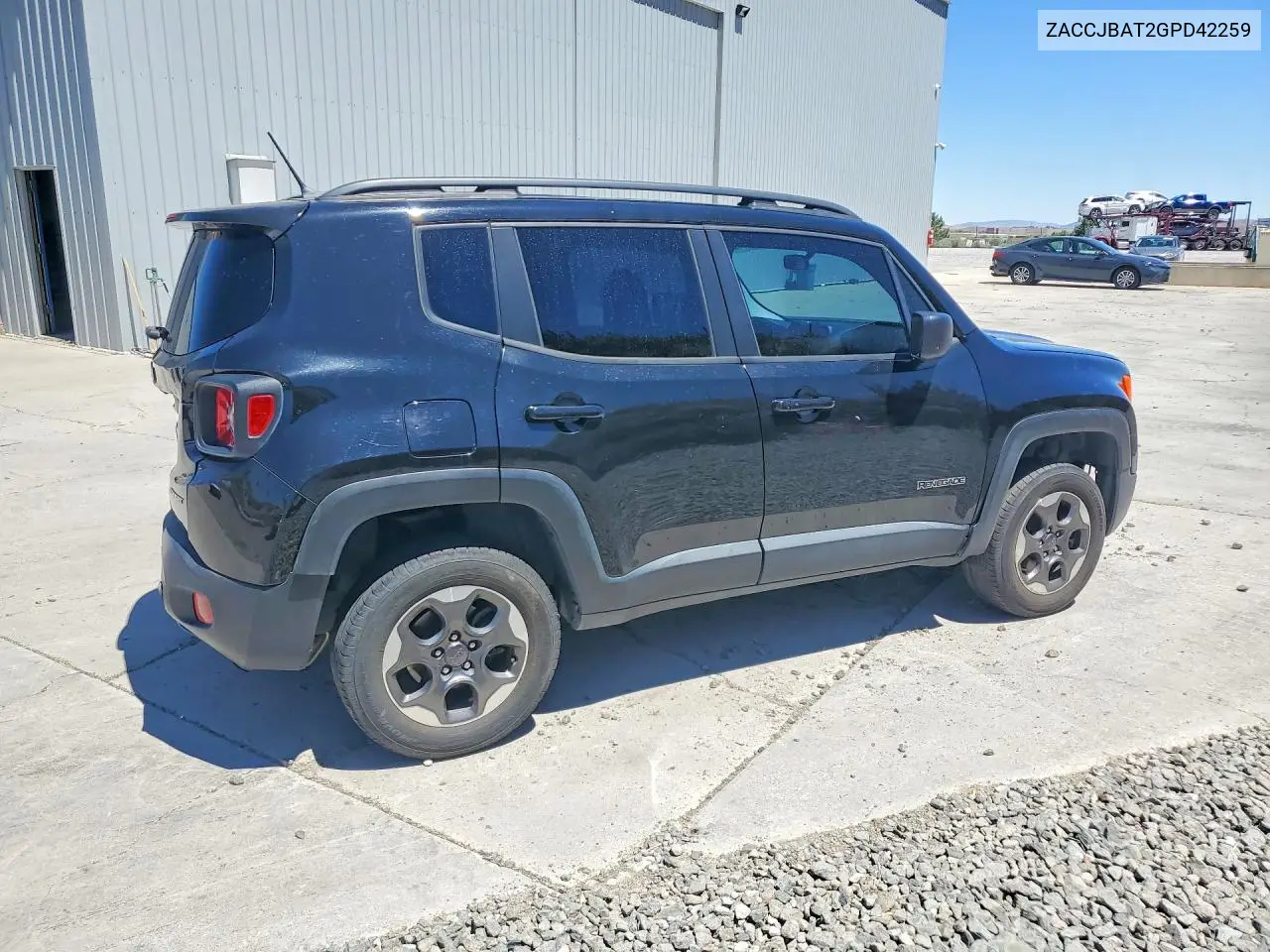 2016 Jeep Renegade Sport VIN: ZACCJBAT2GPD42259 Lot: 61204516
