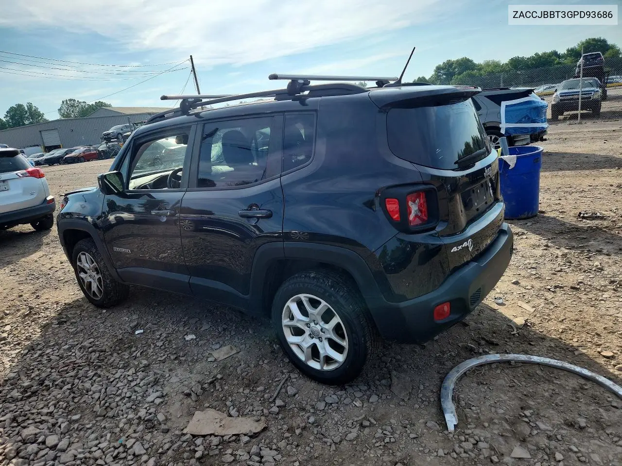 2016 Jeep Renegade Latitude VIN: ZACCJBBT3GPD93686 Lot: 61241006
