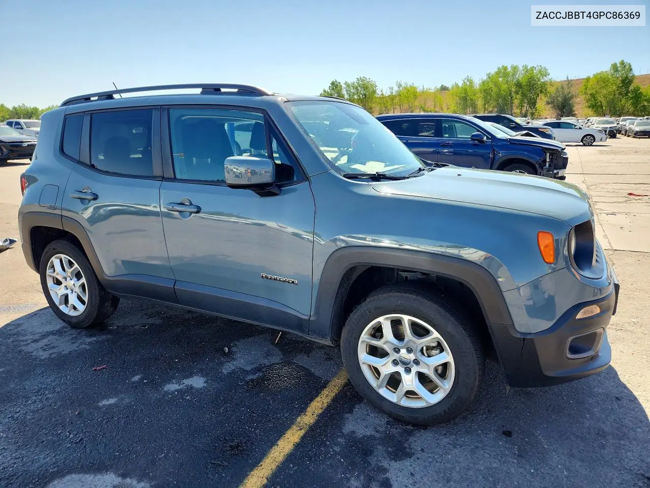 2016 Jeep Renegade Latitude VIN: ZACCJBBT4GPC86369 Lot: 61417446