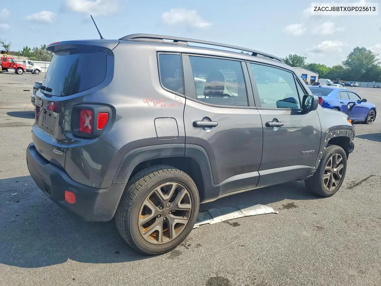 2016 Jeep Renegade Latitude VIN: ZACCJBBTXGPD25613 Lot: 61764856