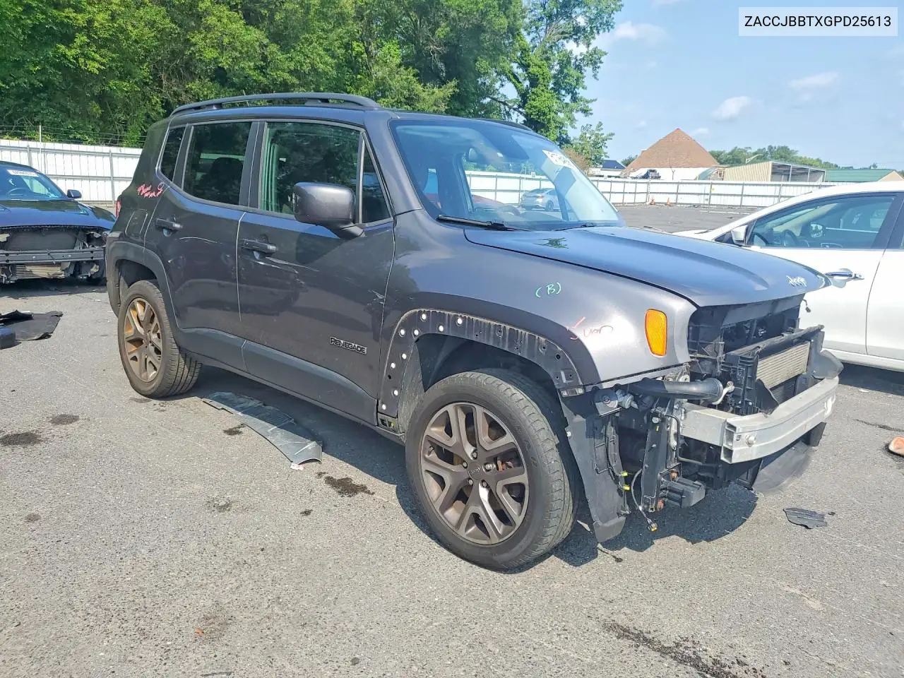2016 Jeep Renegade Latitude VIN: ZACCJBBTXGPD25613 Lot: 61764856
