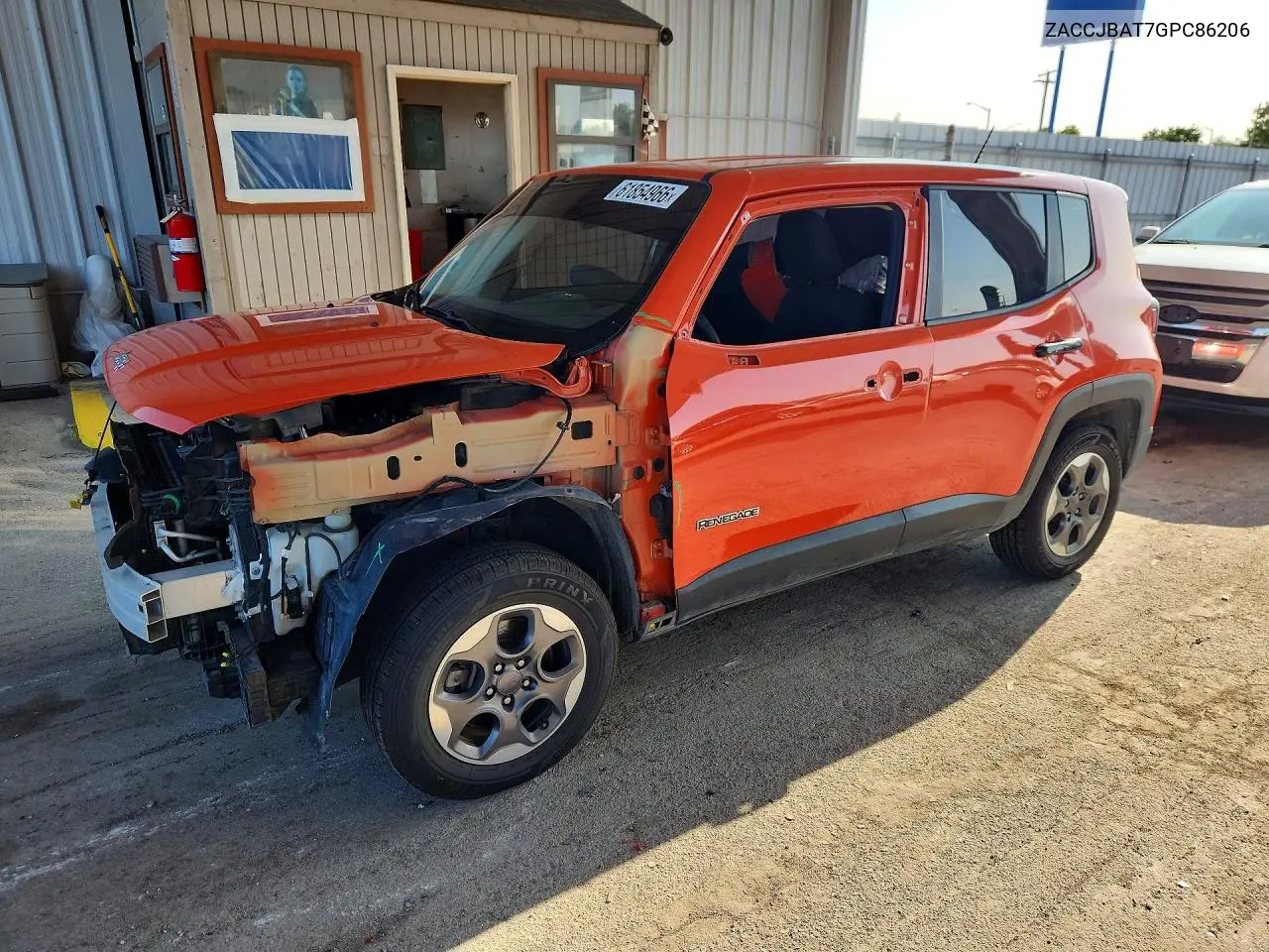 2016 Jeep Renegade Sport VIN: ZACCJBAT7GPC86206 Lot: 61854966