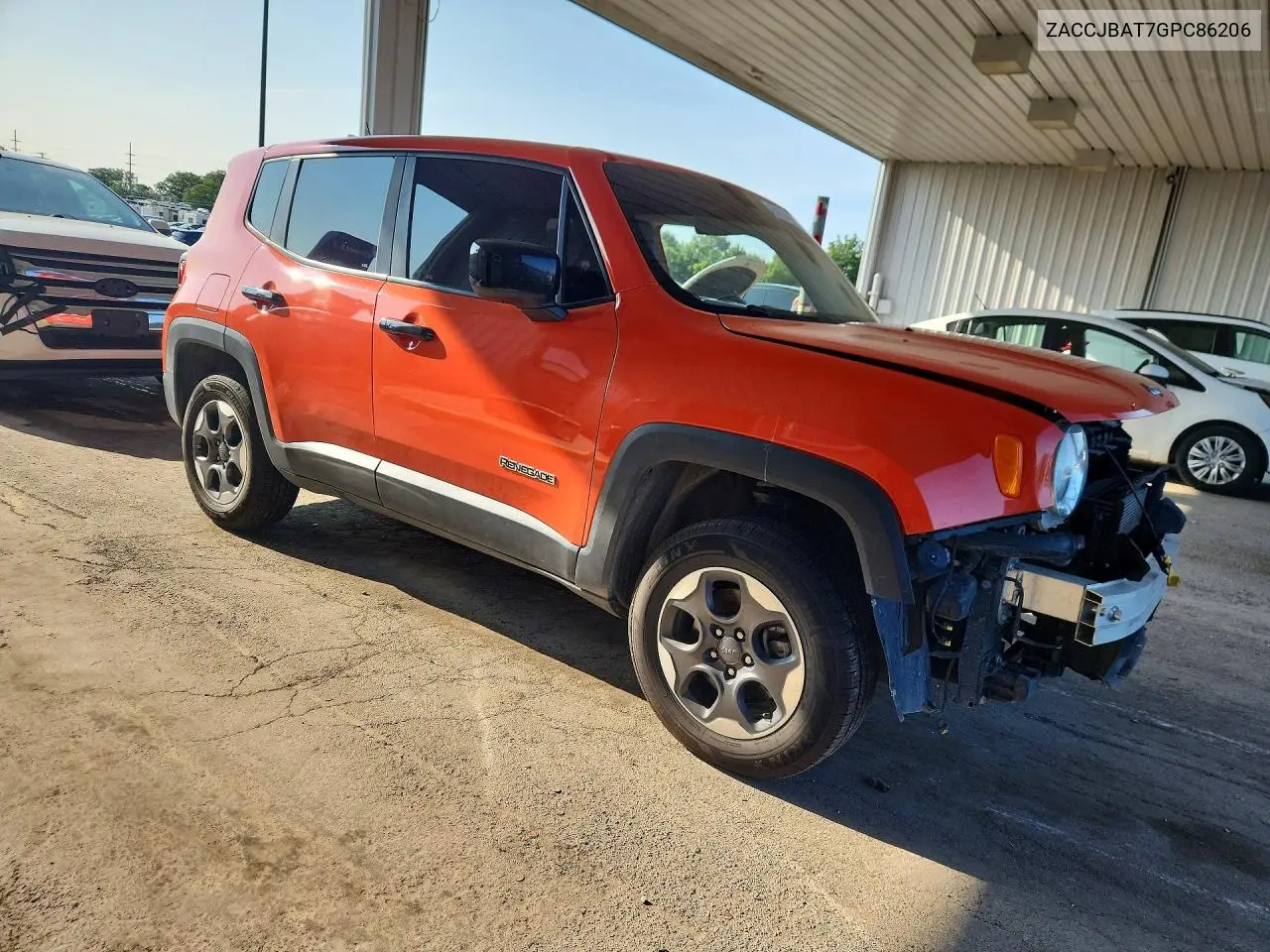 2016 Jeep Renegade Sport VIN: ZACCJBAT7GPC86206 Lot: 61854966