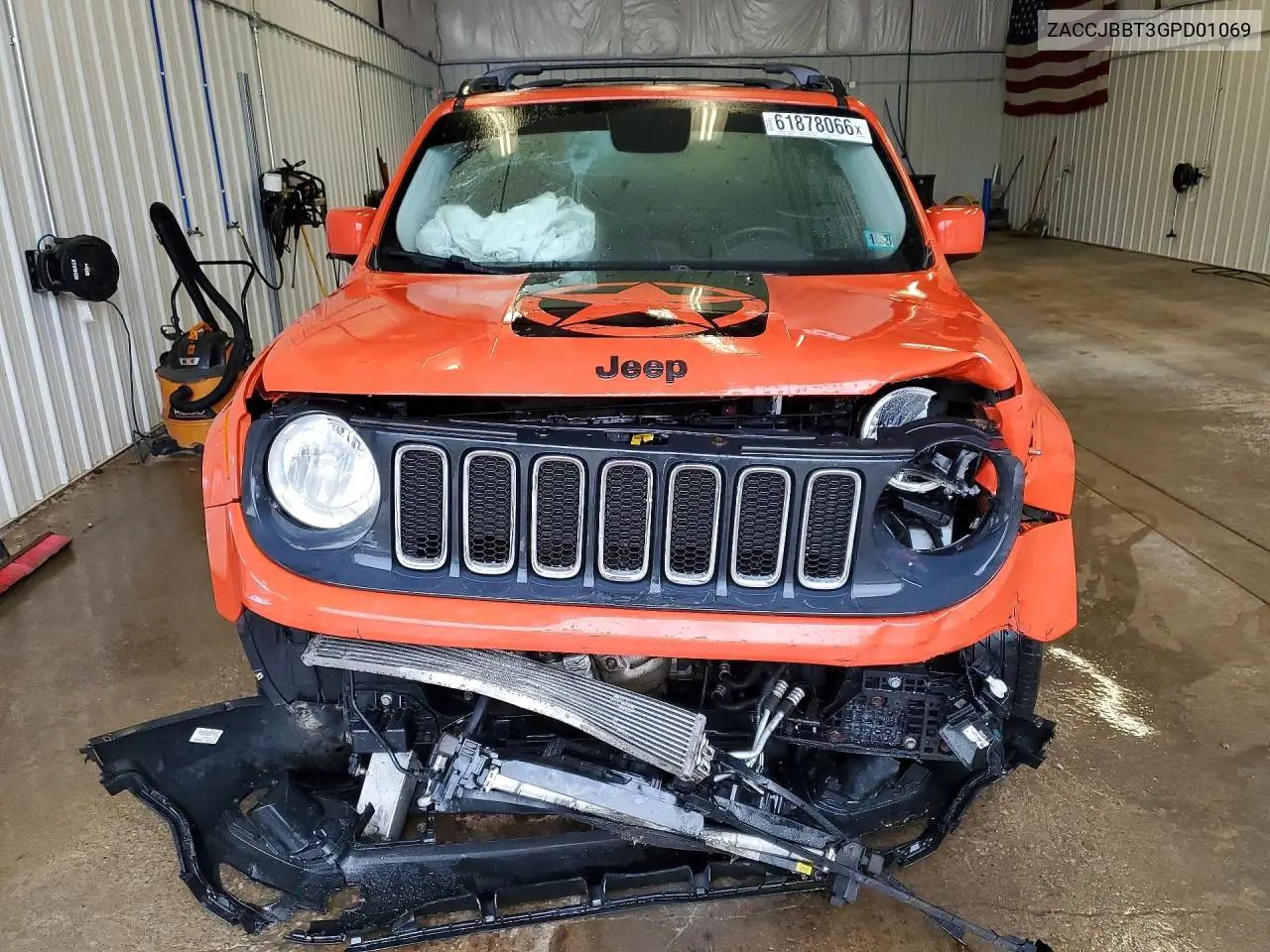 2016 Jeep Renegade Latitude VIN: ZACCJBBT3GPD01069 Lot: 61878066