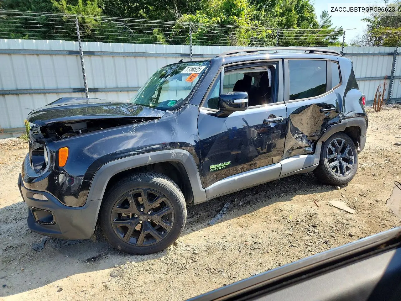 2016 Jeep Renegade Latitude VIN: ZACCJBBT9GPC96623 Lot: 77250525