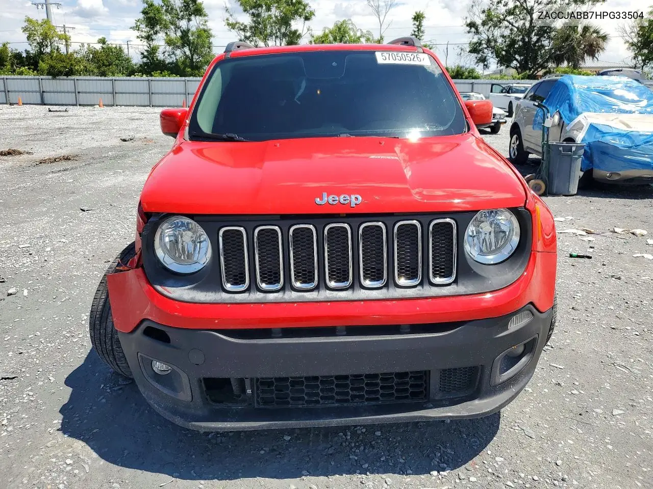2017 Jeep Renegade Latitude VIN: ZACCJABB7HPG33504 Lot: 57050526
