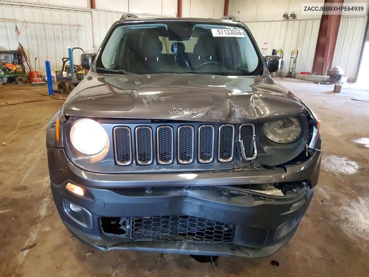 2017 Jeep Renegade Latitude VIN: ZACCJBBBXHPE64939 Lot: 57133066