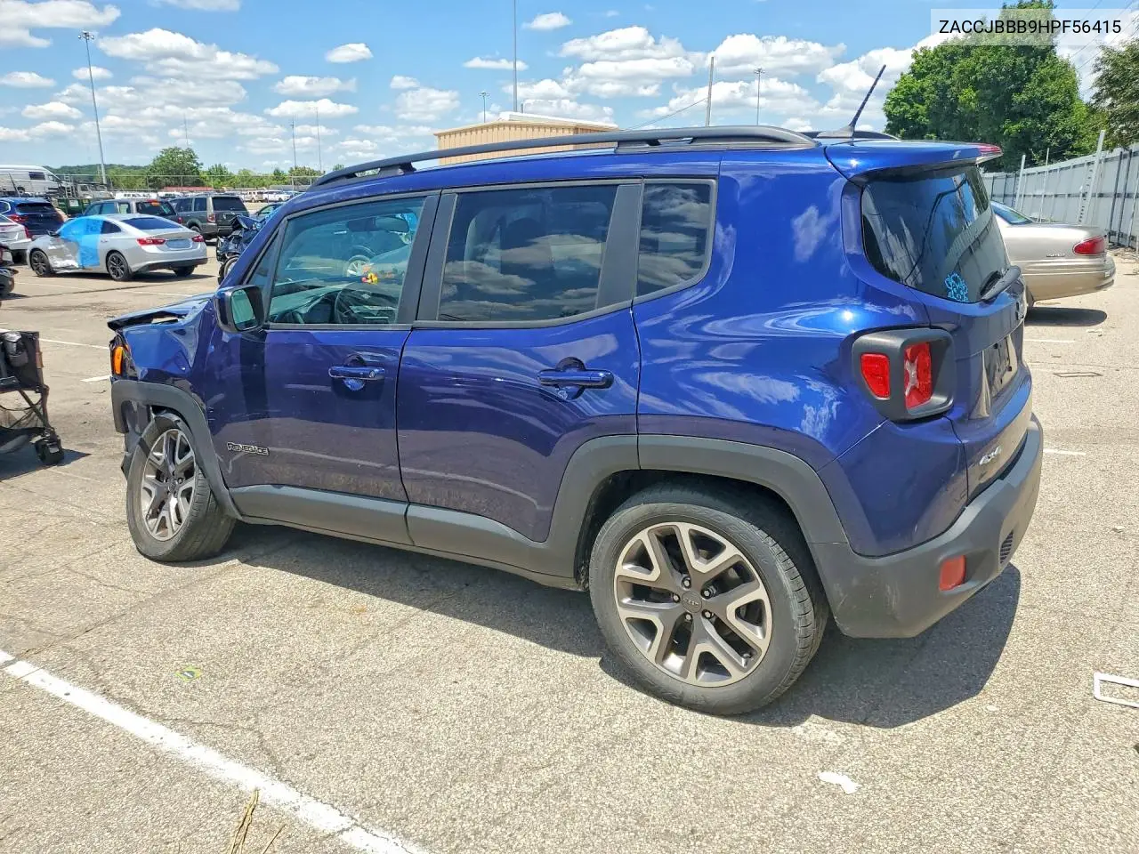 2017 Jeep Renegade Latitude VIN: ZACCJBBB9HPF56415 Lot: 58733746