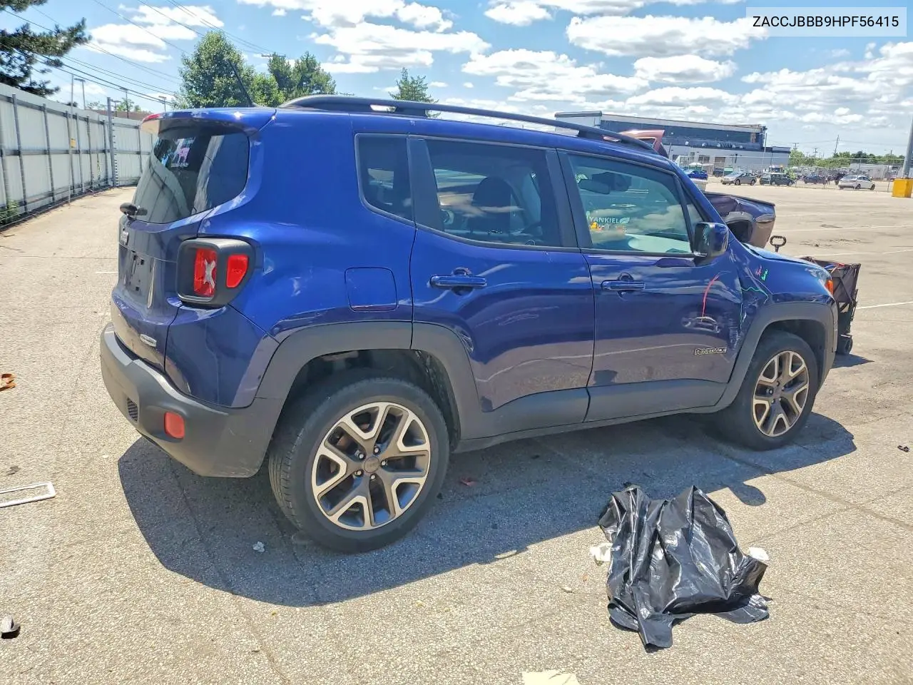 2017 Jeep Renegade Latitude VIN: ZACCJBBB9HPF56415 Lot: 58733746