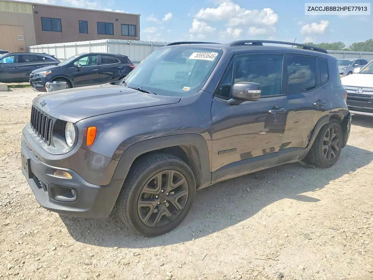 2017 Jeep Renegade Latitude VIN: ZACCJBBB2HPE77913 Lot: 58993646