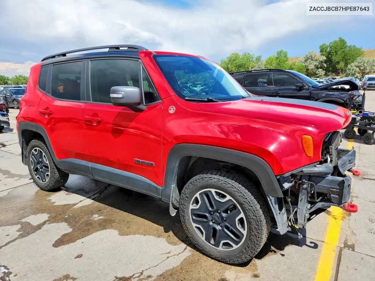 2017 Jeep Renegade Trailhawk VIN: ZACCJBCB7HPE87643 Lot: 59151266