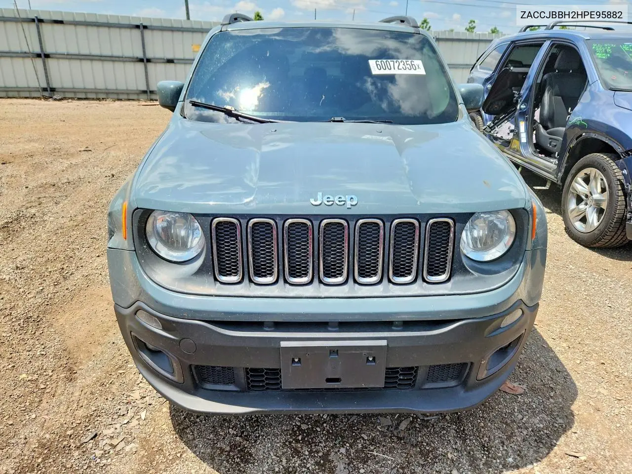 2017 Jeep Renegade Latitude VIN: ZACCJBBH2HPE95882 Lot: 60072356