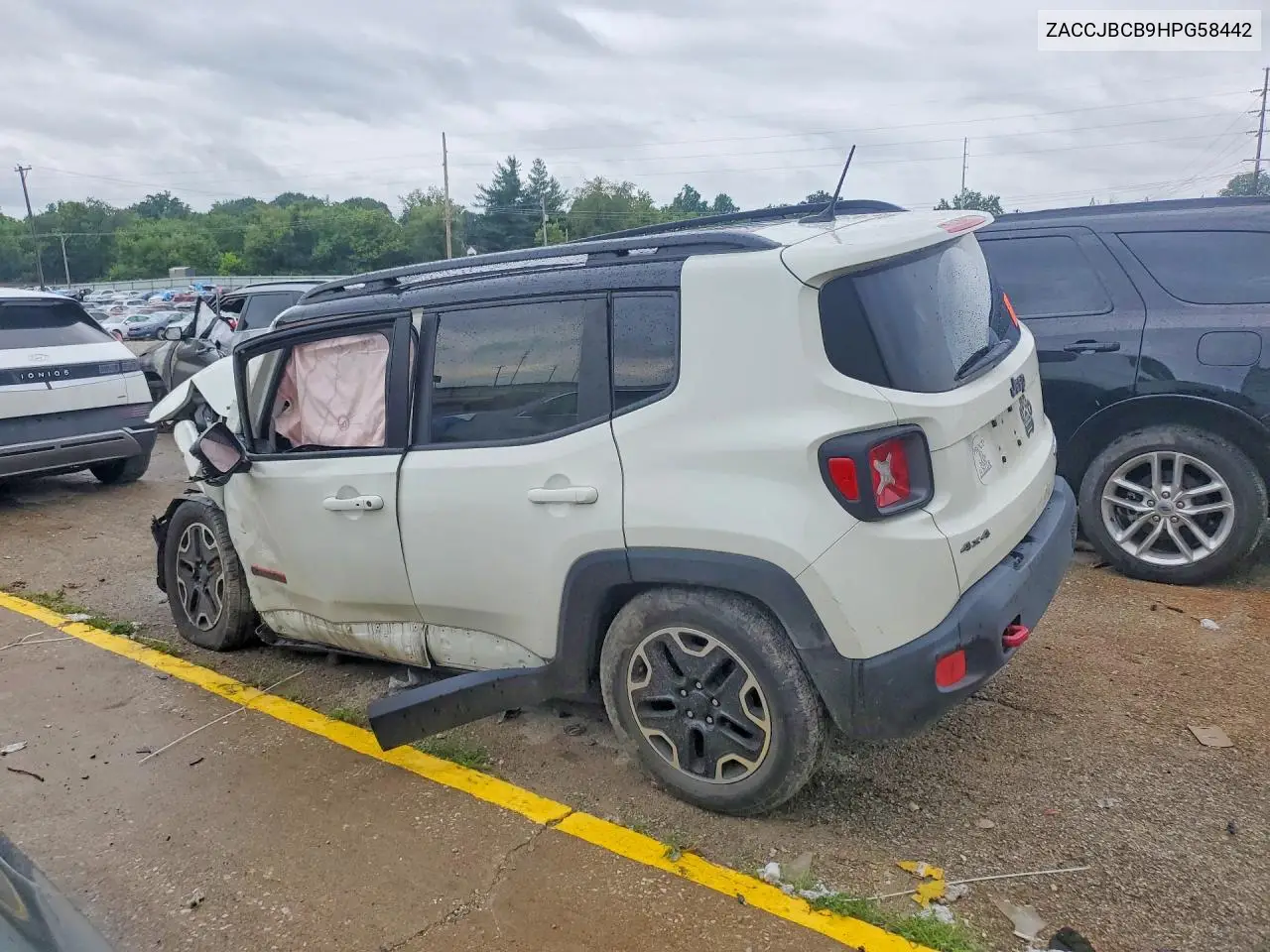 2017 Jeep Renegade Trailhawk VIN: ZACCJBCB9HPG58442 Lot: 60375606