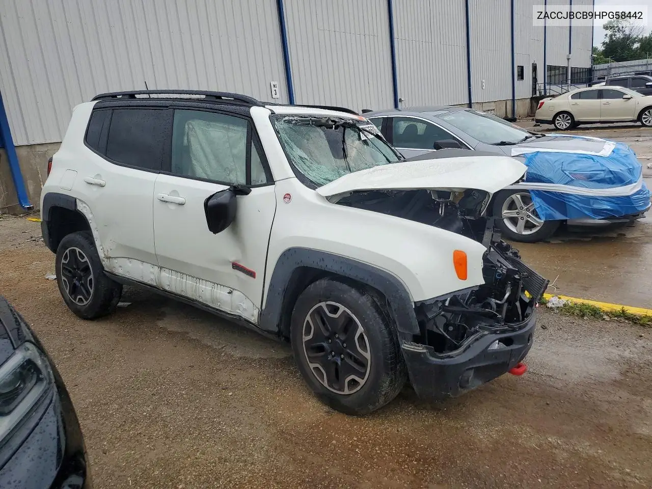 2017 Jeep Renegade Trailhawk VIN: ZACCJBCB9HPG58442 Lot: 60375606