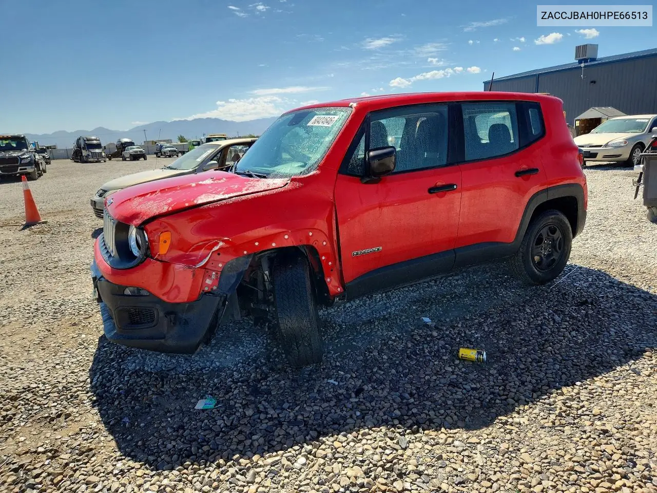 2017 Jeep Renegade Sport VIN: ZACCJBAH0HPE66513 Lot: 60424646