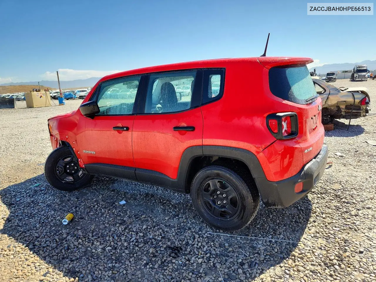 2017 Jeep Renegade Sport VIN: ZACCJBAH0HPE66513 Lot: 60424646
